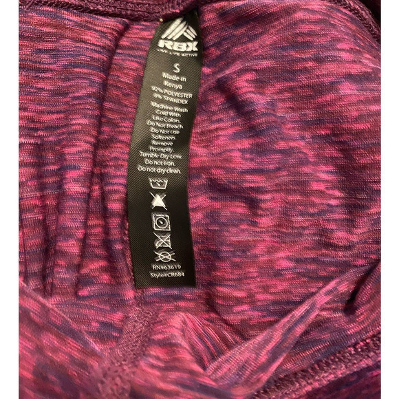 RBX Athletic Pants‎ Leisure Wear Purple Leggings Small - Picture 3 of 5